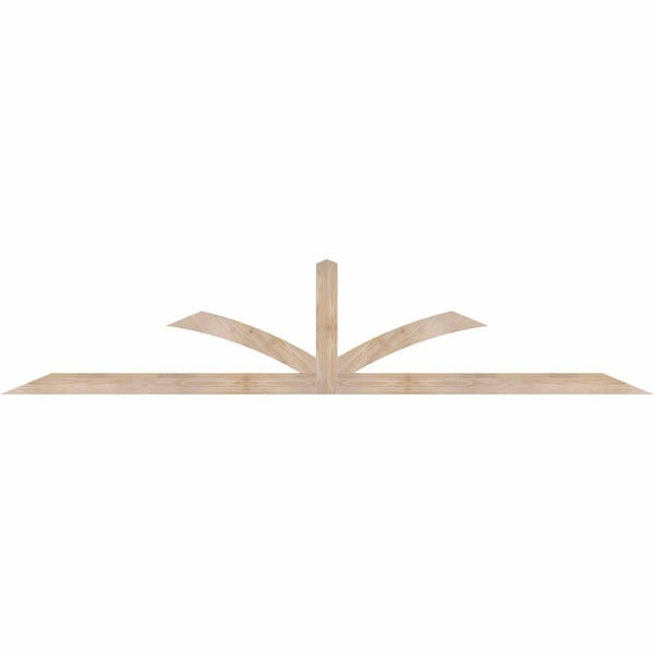 Ekena Millwork Richland Smooth Timber Gable Bracket, Douglas Fir, 108"W x 22"H x 1 1/2"D x 3 1/2"F, 5/12 Pitch GBW108X22X0204RIC00SDF - main